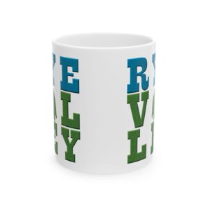Ceramic Mug, 11oz (Square Logo)